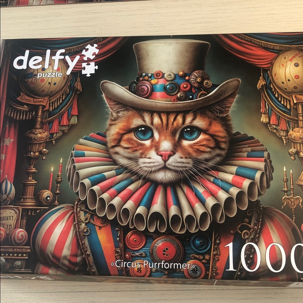 Delfy Circus Purrformer 1000 piece Cat Puzzle
